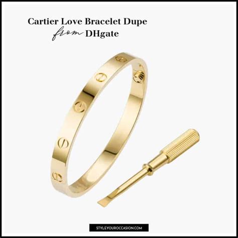 cartier bracelet dupes|authentic used cartier love bracelet.